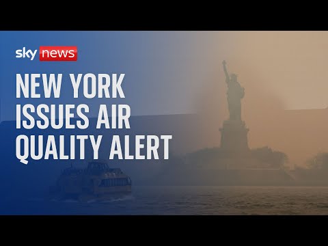 Canadian wildfires: new york issues air quality alert