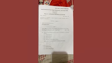 2025 advance corporate accounting question paper #students #tumkuruniversity