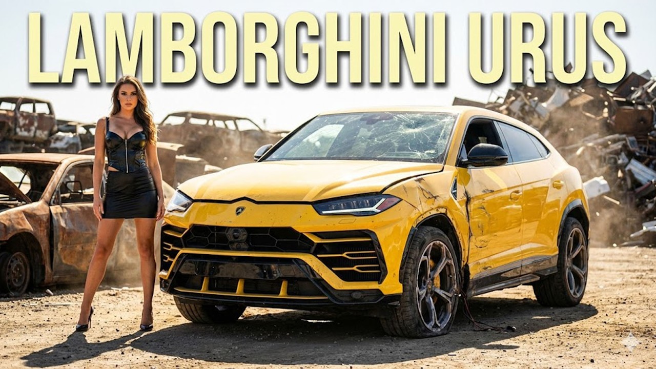 ASMR Car Restoration | Abandoned $500,000 Lamborghini Urus 2026: From Swamp Wreck to Golden Beast