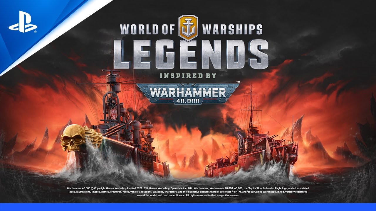World of Warships: Legends x Warhammer 40000: Orks and Black Templars |  PS5, PS4 - YouTube