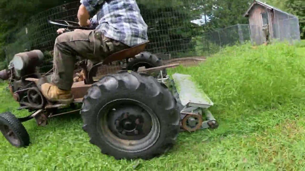 Antique Reel Mower Restoration National Mower Company