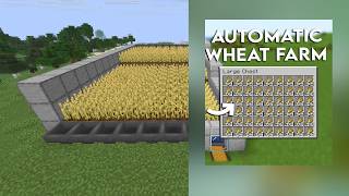 Easy Automatic Wheat Farm Tutorial in Minecraft 26.2/26.30 | Java & Bedrock
