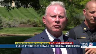 Funeral, procession details released for Crete Police Chief Gary Young