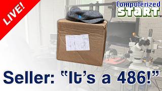 Playing Seller Says: I Almost Didnt Buy This 486 Motherboard... (Computerized Start™ Live)