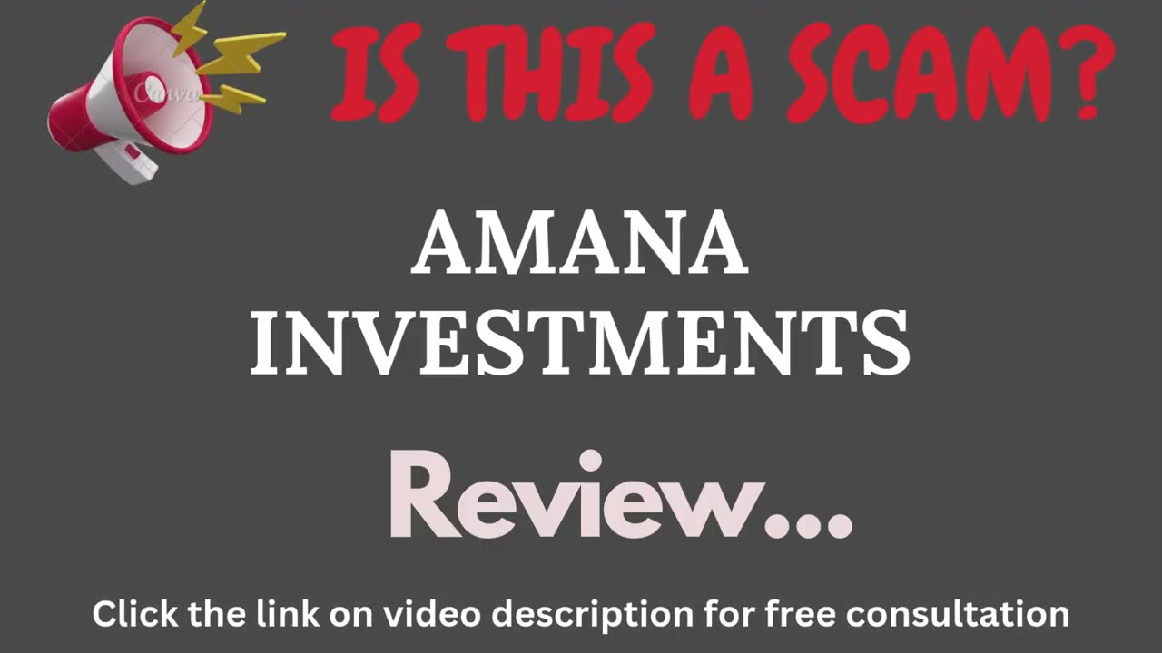 Amanainvestments.net Review: THIS IS A SCAM? (Amana Investments)
