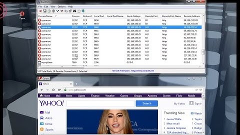 CurrPorts - Monitoring Opened TCP IP network ports