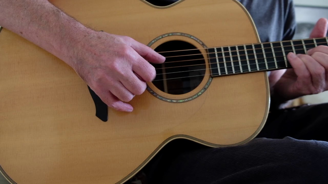 Avalon Pioneer L220 Jumbo acoustic guitar demo played fingerstyle then