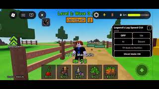 Roblox garden tower defence TP script really working 100% only survival full video watch on use 10 