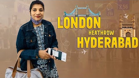 British Airways | BA277 flight || London Heathrow  ✈️ Hyderabad || world travelling  || UK || India