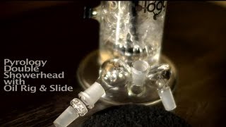 Pyrology Double Showerhead with Oil Rig & Slide