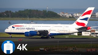 (4K) A380s, HEAVIES AND RUNWAY SWAPS! - Boston Logan Airport [KBOS/BOS]