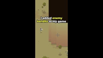 I Added a Bandits to my Solo Indie Game #shorts