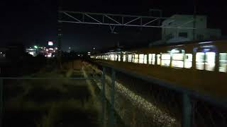 山陽本線  普通列車115系A-03編成 鴨方駅に到着