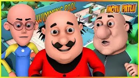 மோட்டு பட்லு நீச்சல் குளம் எபிசோட் 111 | Motu Patlu Swimming Pool Episode 111