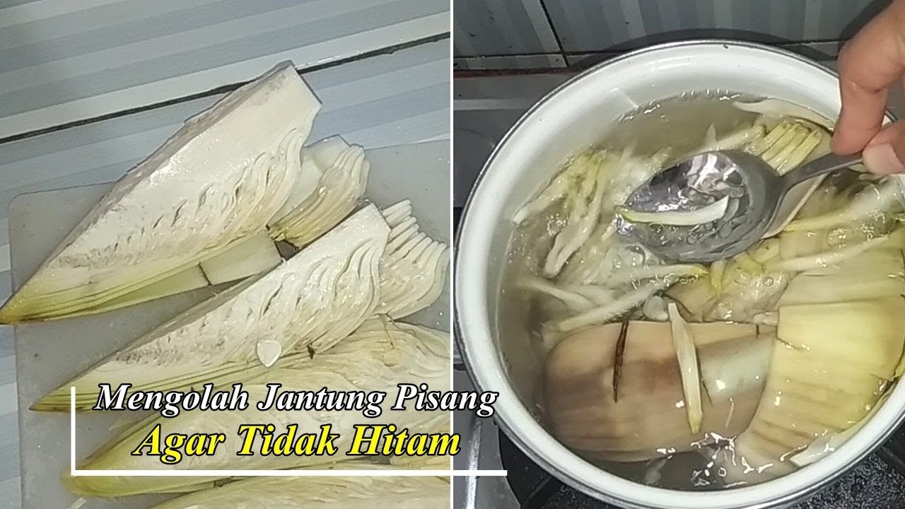 Cara Mengolah Jantung Pisang Agar Tidak Hitam Youtube