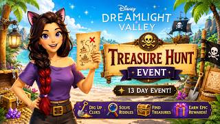 Treasure Hunt Event Day 1 Guide! (Fishing + Digging Riddles) #disneydreamlightvalley #disney #ddv