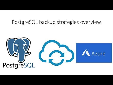 87 - Backup strategies in PostgreSQL