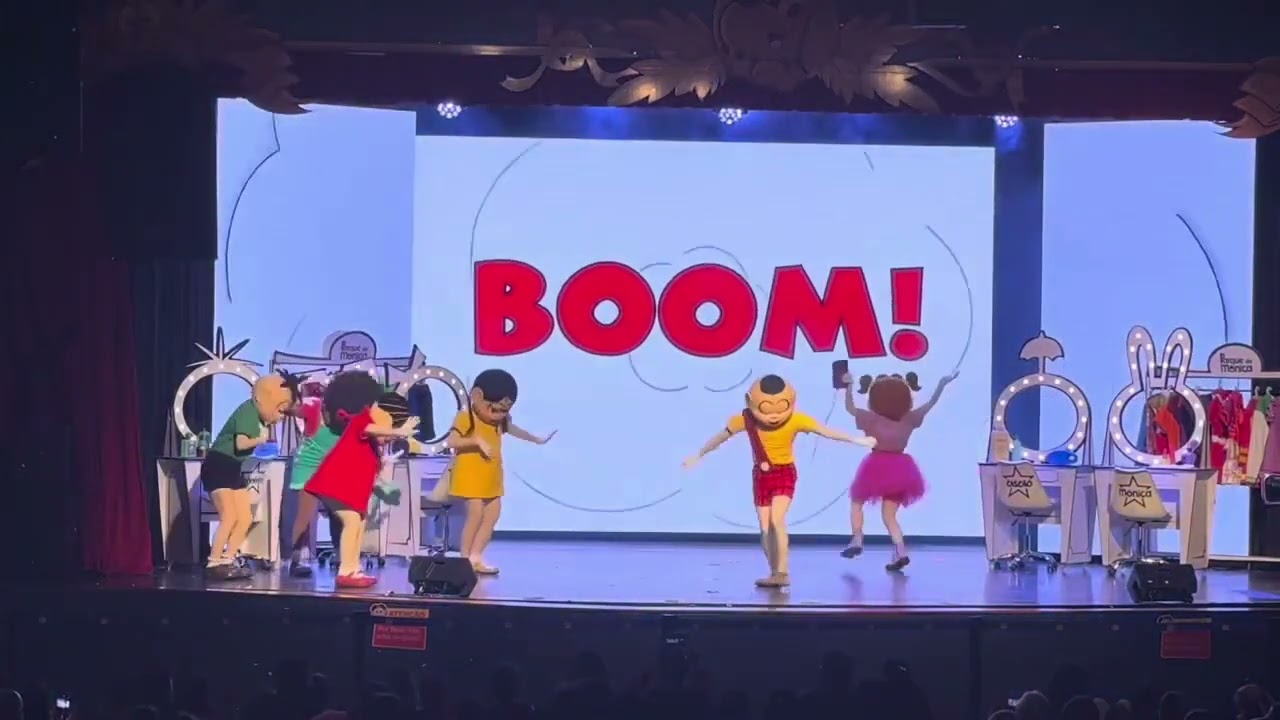 MUSICAL A GRANDE CELEBRAÇÃO (SHOW DE 10 ANOS  DO PARQUE DA MÔNICA )