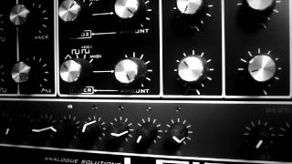Percussion using Leipzig-S analogue synth