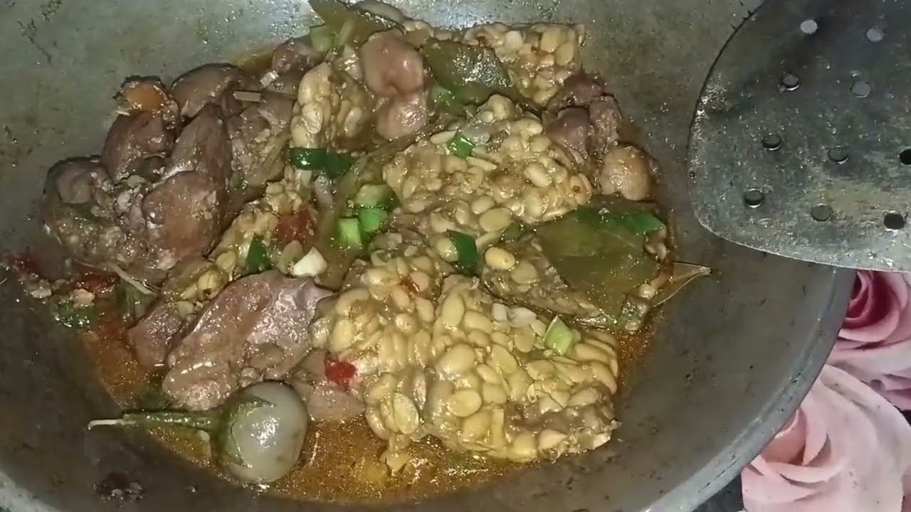 ALHAMDULILAH PUASA DAPAT 5 HARI MAKNE MASAK AMPELA HATI AYAM KECAP +TEMPE