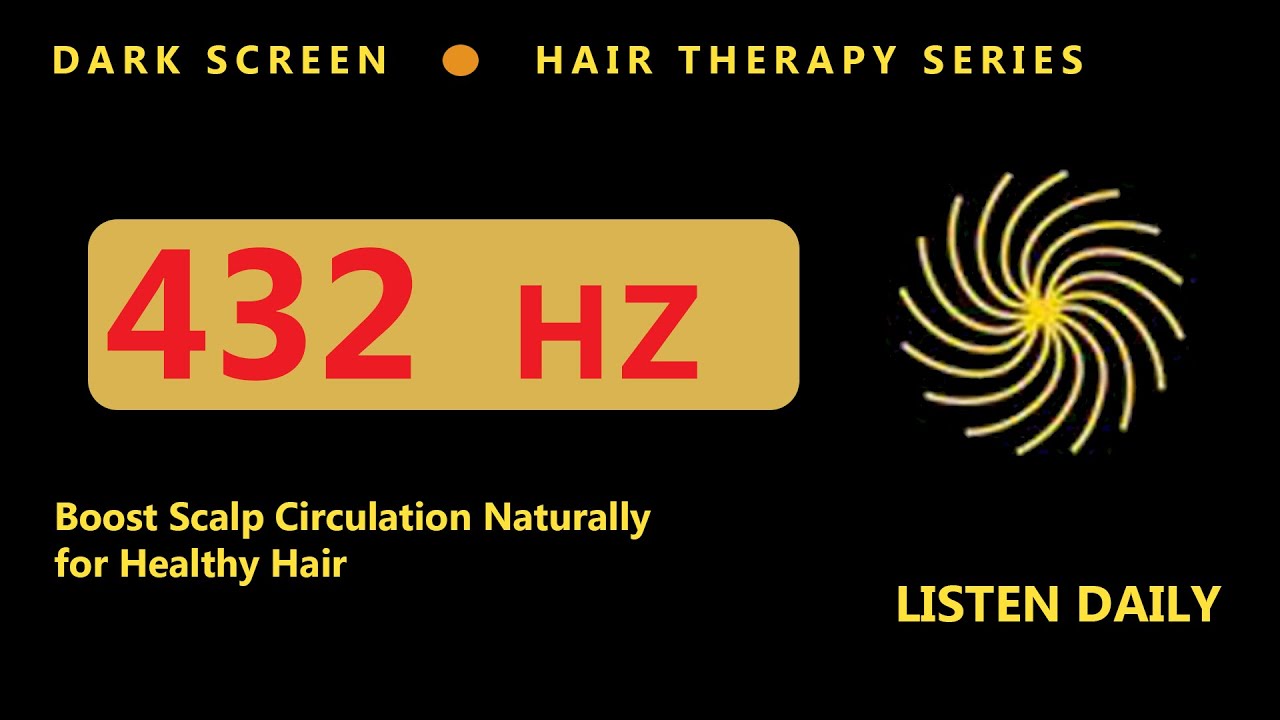Scalp Circulation Booster | 432 Hz Healing Tones + Rain Ambience + 3.5 Hz Binaural Beats