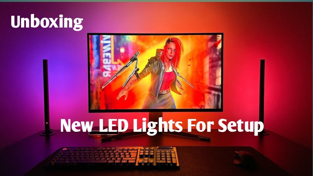 Led Lighting Setup Unboxing New LED lights For Setup - YouTube