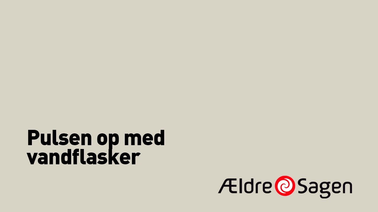 Pulsen op med  vandflasker