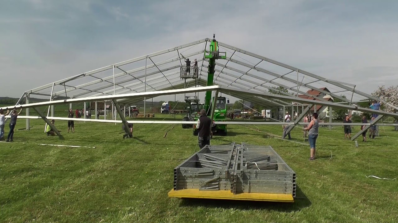 BMF 2018 in Jedesheim   Zeltaufbau