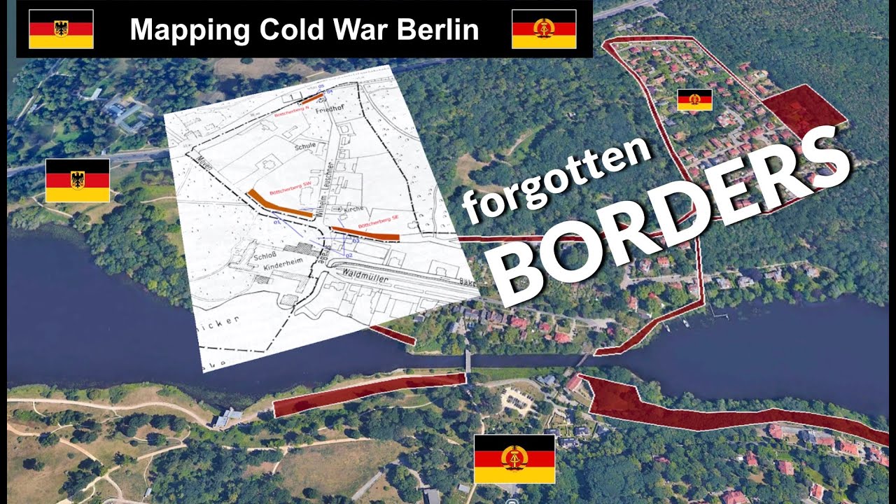 The complex border exclaves of Cold War Berlin