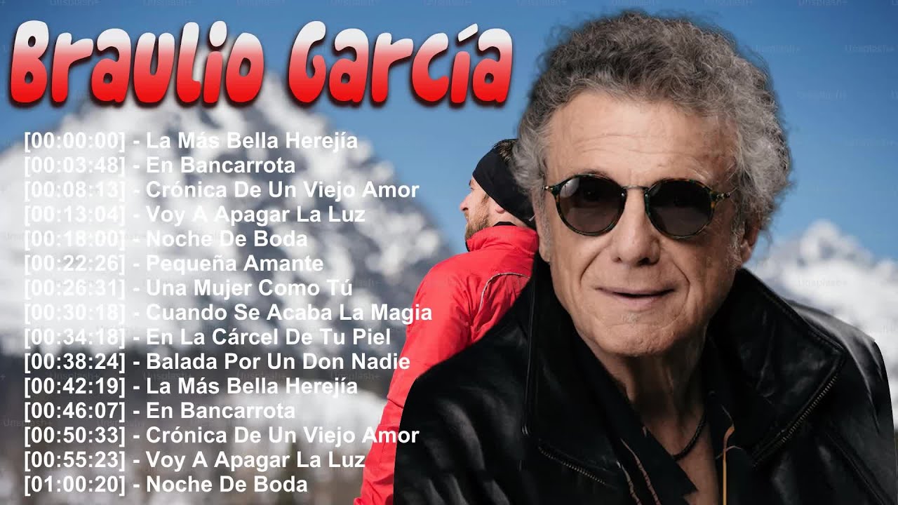 Top 15 Romantic Hits – Braulio García Full Playlist – En Bancarrota, La Más Bella Herejía