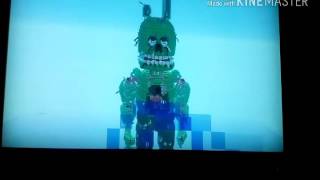MineCraft Build Showcase Springtrap FNAF 3