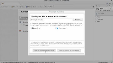 Thunderbird Tutorial - Add email account