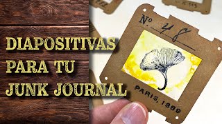 Crea tus propias diapositivas sin troqueles: un precioso adorno para tus journals
