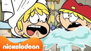 Loud House | ¡Los momentos más caóticos en el baño de la familia Loud! 🛀 | Compilación