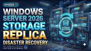Windows Server 2026 Storage Replica | Disaster Recovery & Replication |Complete Practical Guide Ep23