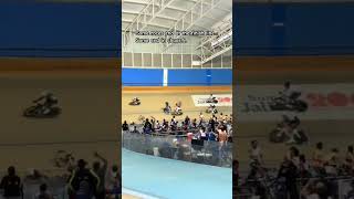 One second of speed.One mistake.Everything changes. 🚴💥#cycling #crash #velodrome #viralshorts