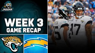 Jacksonville Jaguars vs Los Angeles Chargers Recap | Week 3