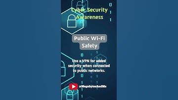 #Cybersecurity Awareness - Public WiFi Safety