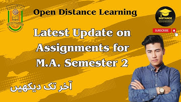 M. A. 2nd Semester assignment MANUU 2023