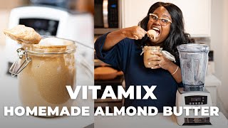 Homemade almond butter in your Vitamix | The Hangry Woman