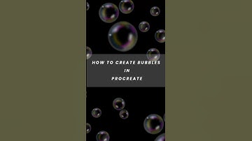 How to create bubbles |in procreate🤩🫧 #tutorial #shortvideo #art