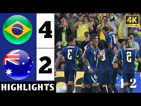 Brazil VS Australia 4-2 Highlights & All Goals |Friendly match 2027