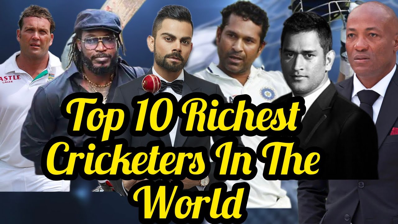 Top 10 Richest Cricketers In The World In 2024 - YouTube