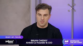 Airbnb CEO on cost saving travel options, new updates, travel demand, and AI