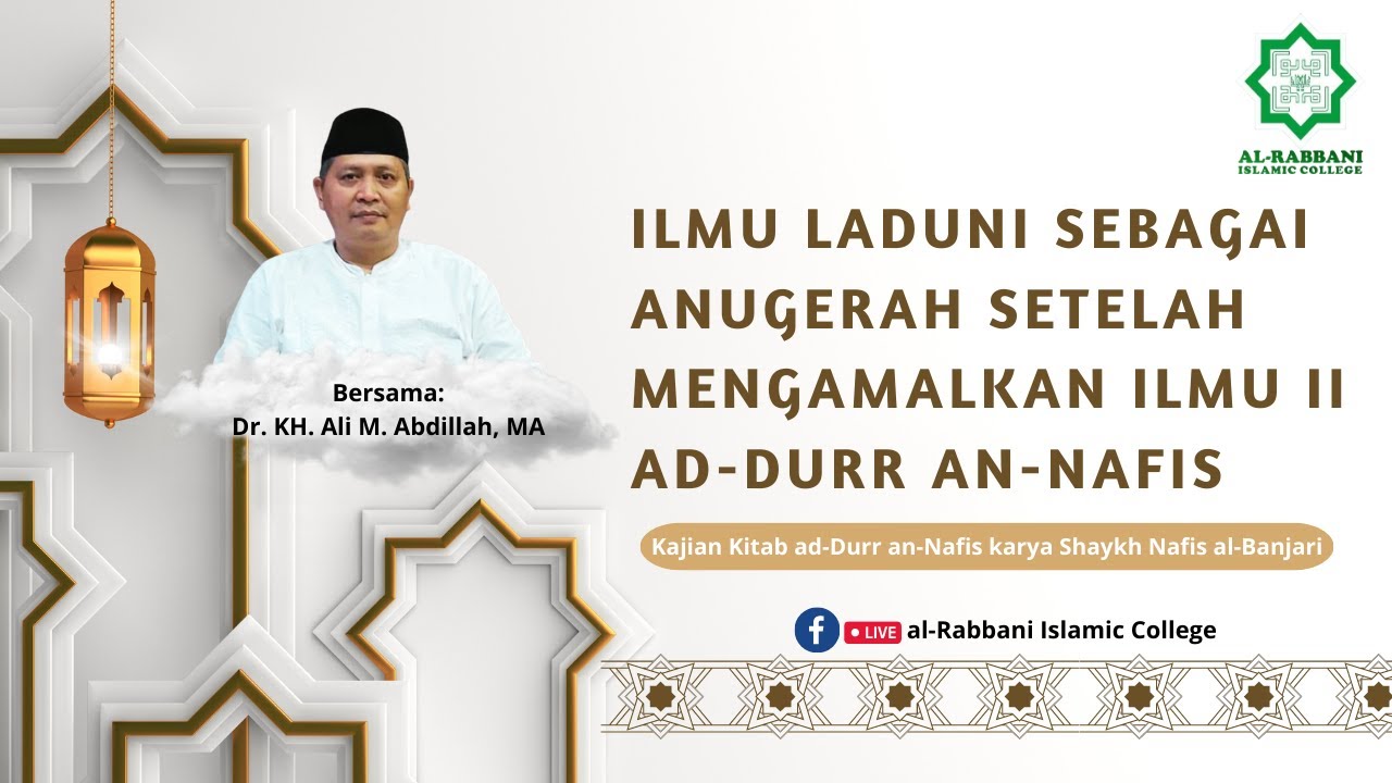 Laduni Ilmu Laduni sebagai Anugerah Setelah Mengamalkan Ilmu II ad-Durr an ...