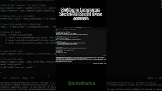 Language Model from Scratch in Python