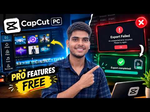 Export CapCut PC Projects with Pro Features (Export Problem Solved) #26