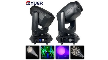 YUER™ 400W LED Cutting Moving Head Light CMY CTO Beam Spot Zoom Wash 3in1 Stage Effect