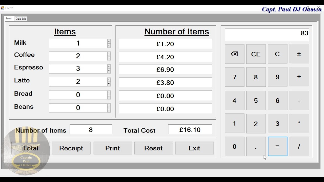 How to Create a Billing Systems Using MySQL Database in C# - Part 1 of ...