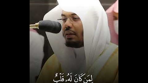 إن في ذلك لذكري لمن كان له قلب 💔😭 تلاوه مريحه 😴🥰